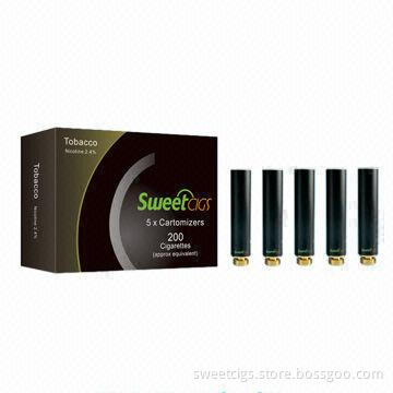 Cartridge Refills for Electronic Cigarettes, 500 Puffs Disposable Cartomizer